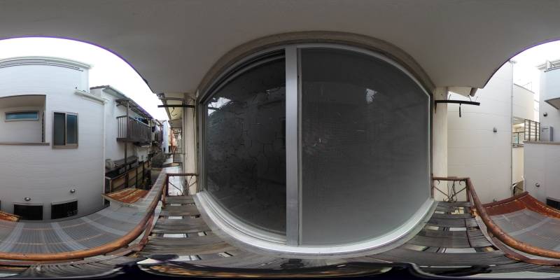 パノラマ画像バルコニー