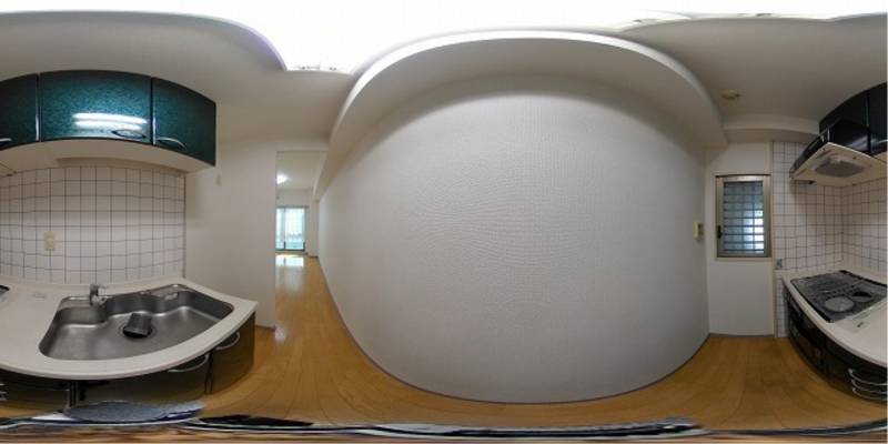 パノラマ画像キッチン