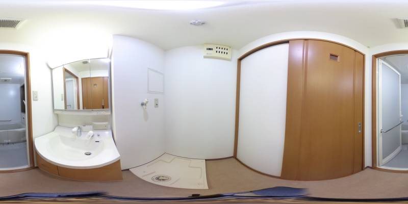 パノラマ画像洗面所