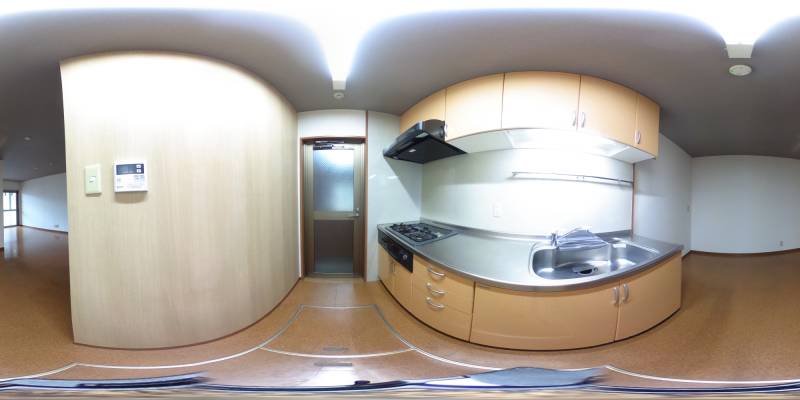 パノラマ画像キッチン