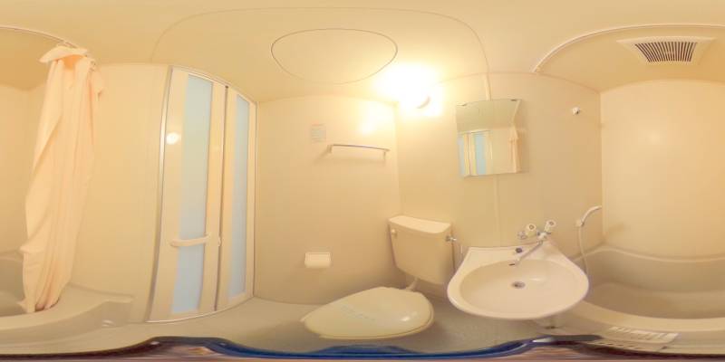 パノラマ画像バスルーム