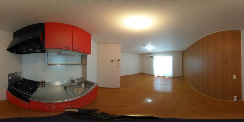 パノラマ画像キッチン