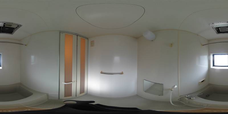 パノラマ画像バスルーム