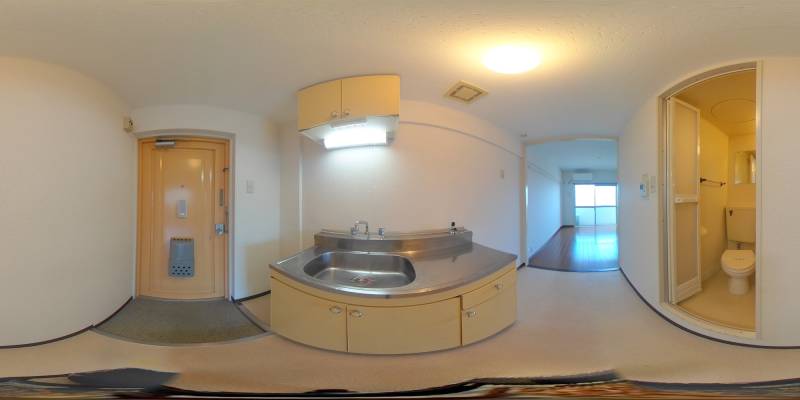 パノラマ画像キッチン