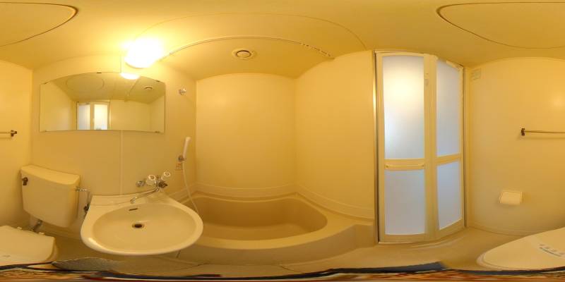 パノラマ画像バスルーム