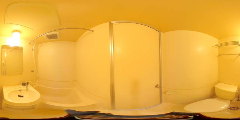 パノラマ画像バスルーム