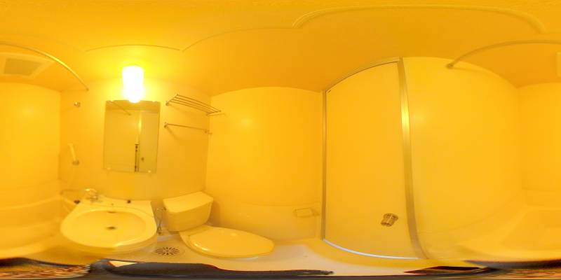 パノラマ画像バスルーム