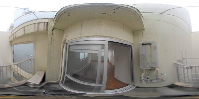 パノラマ画像バルコニー