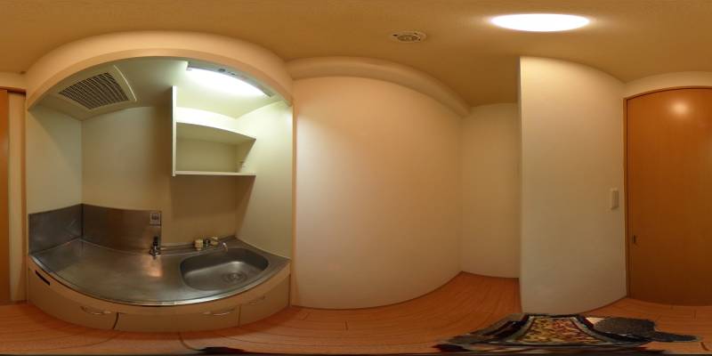 パノラマ画像キッチン