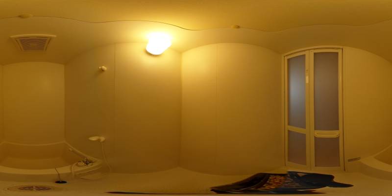 パノラマ画像バスルーム