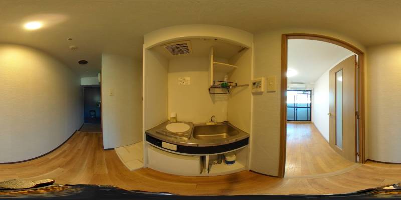 パノラマ画像キッチン