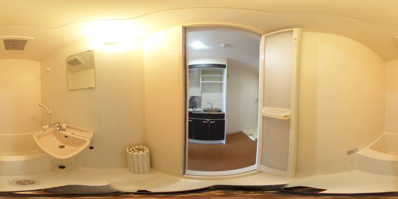 パノラマ画像バスルーム