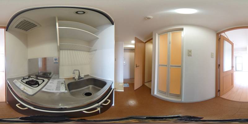 パノラマ画像キッチン