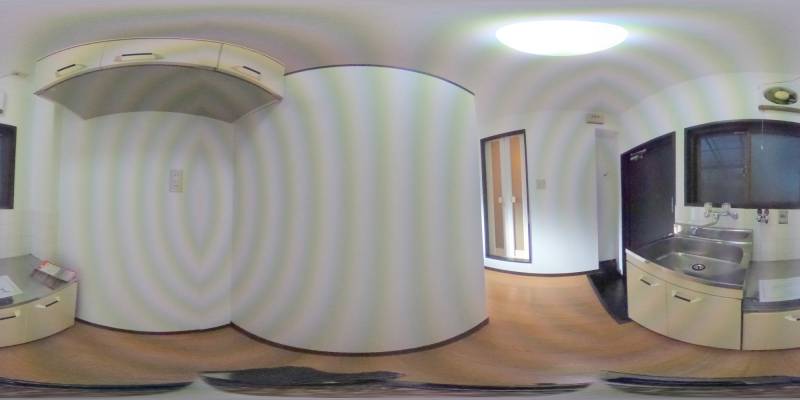 パノラマ画像キッチン