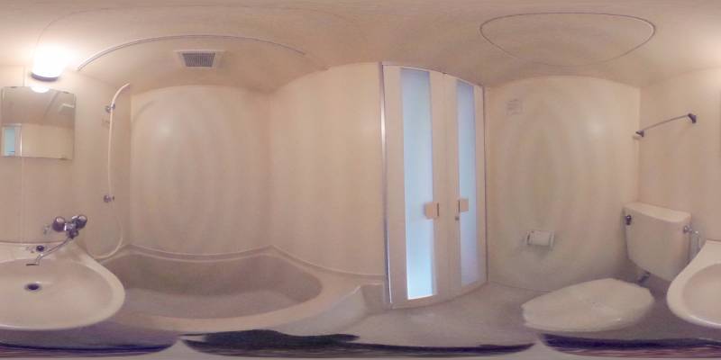 パノラマ画像バスルーム