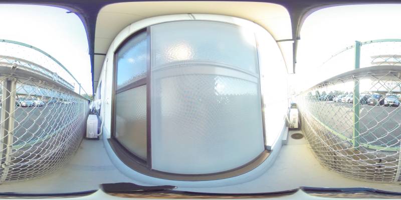 パノラマ画像バルコニー