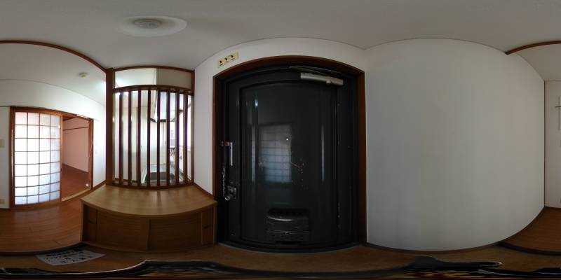 パノラマ画像玄関