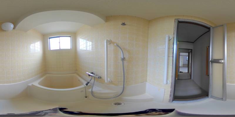 パノラマ画像バスルーム