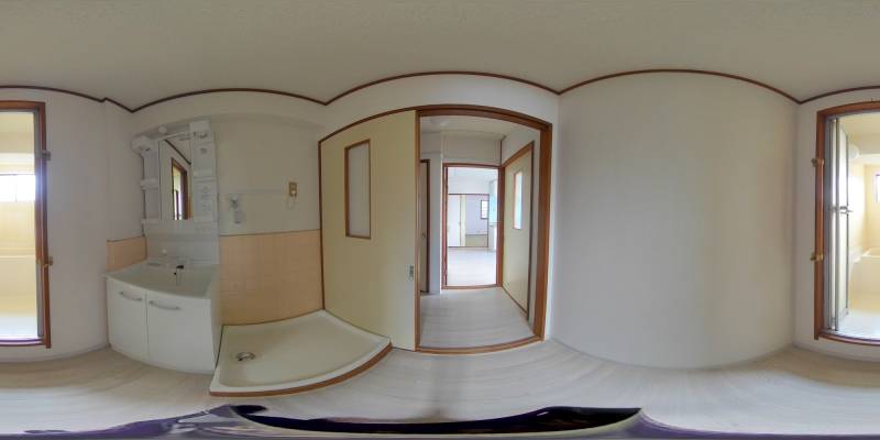 パノラマ画像洗面所