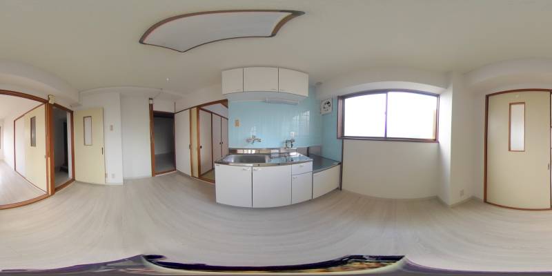パノラマ画像キッチン