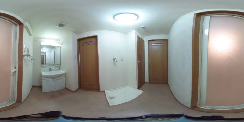 パノラマ画像洗面所