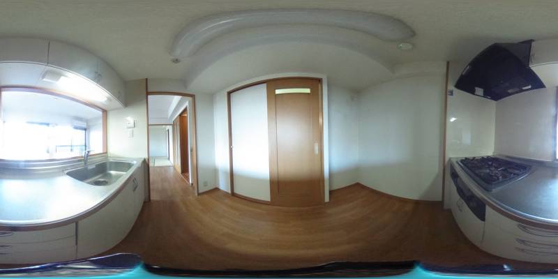 パノラマ画像キッチン