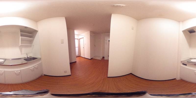 パノラマ画像キッチン