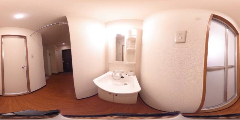 パノラマ画像洗面所