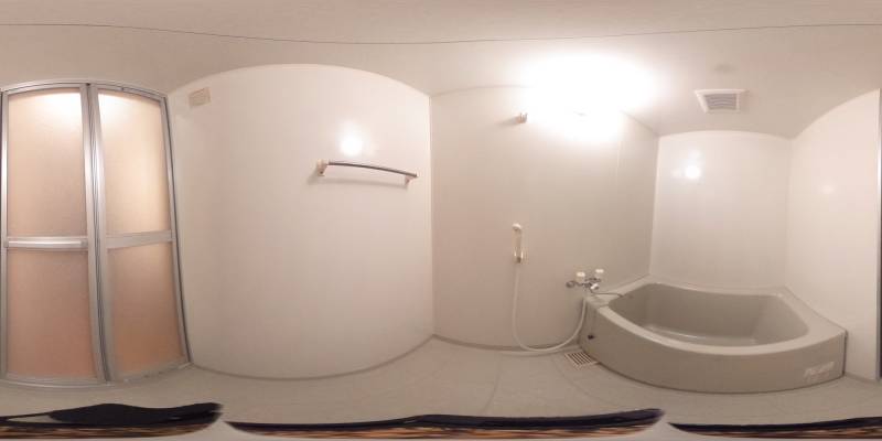 パノラマ画像バスルーム