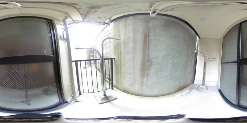 パノラマ画像バルコニー