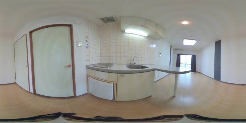 パノラマ画像キッチン
