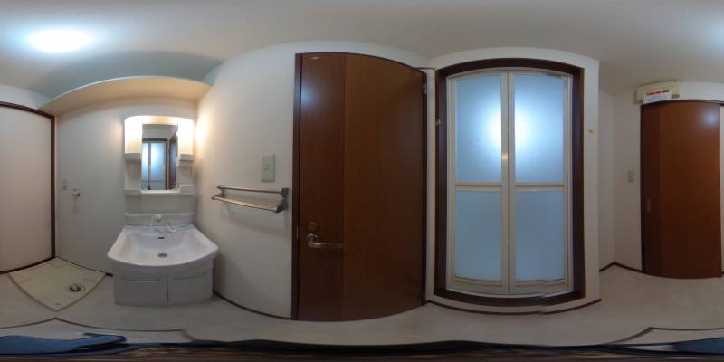 パノラマ画像洗面所