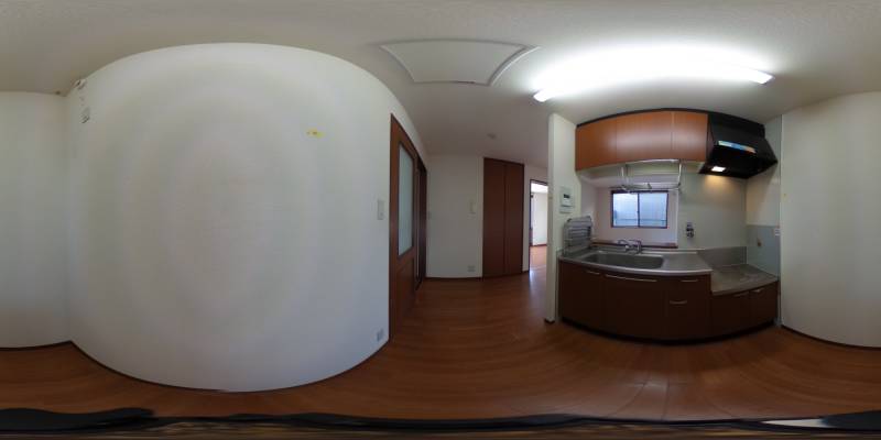 パノラマ画像キッチン