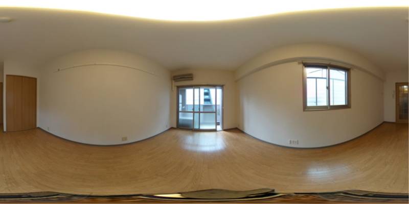 パノラマ画像洋室