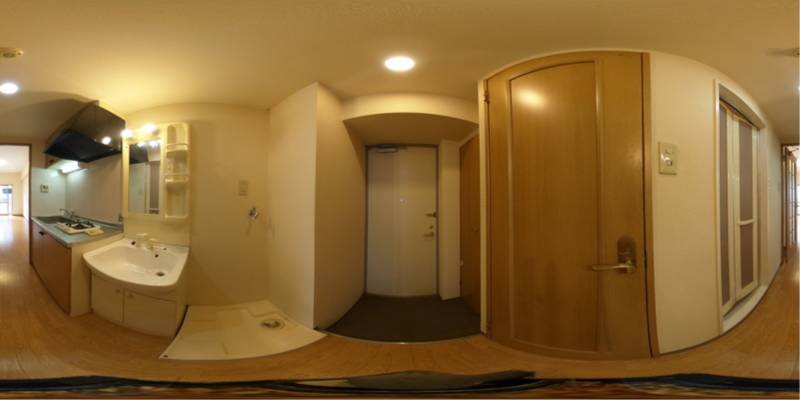 パノラマ画像玄関