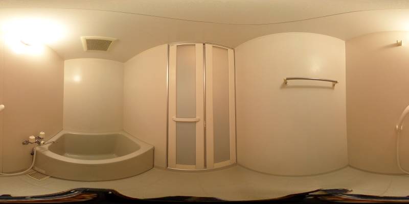 パノラマ画像バスルーム