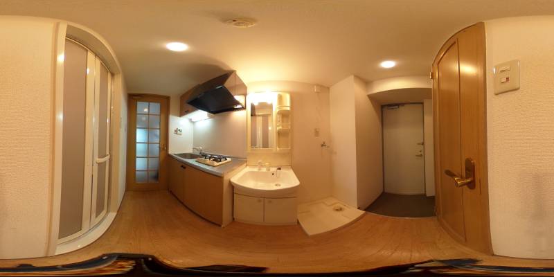 パノラマ画像洗面所