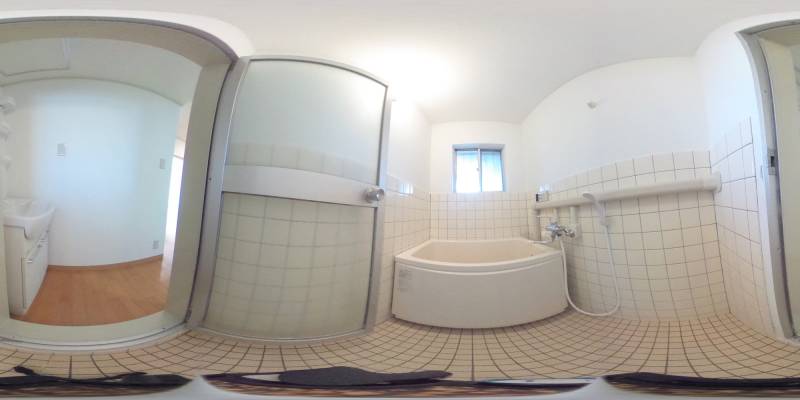 パノラマ画像バスルーム