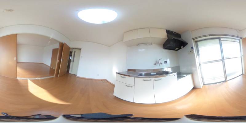 パノラマ画像キッチン