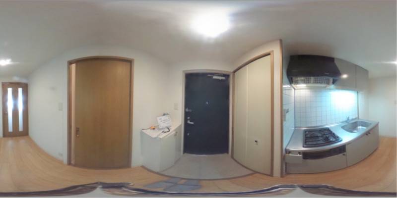 パノラマ画像キッチン