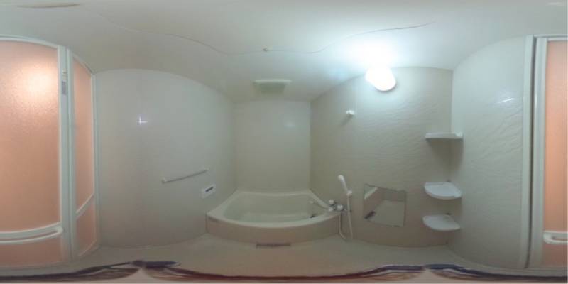 パノラマ画像バスルーム
