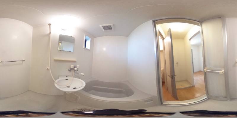 パノラマ画像バスルーム