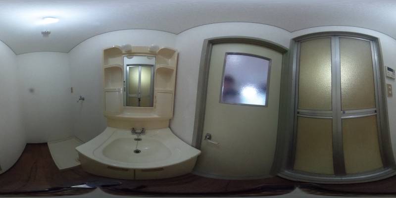 パノラマ画像洗面所