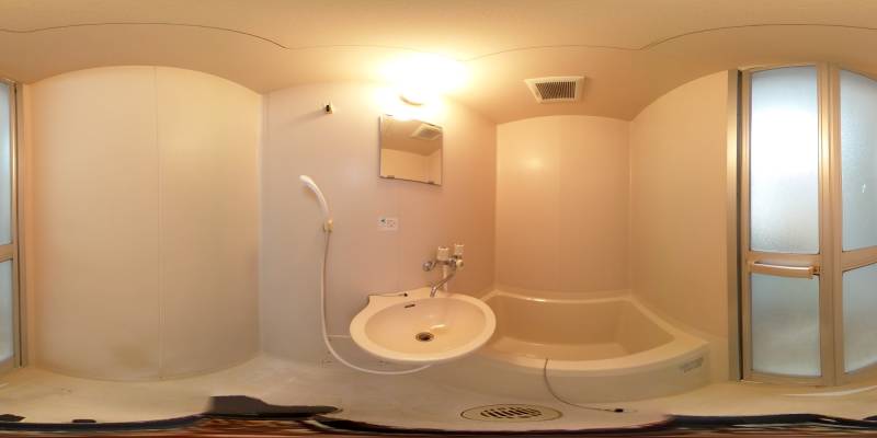 パノラマ画像バスルーム