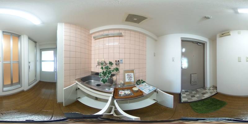 パノラマ画像キッチン