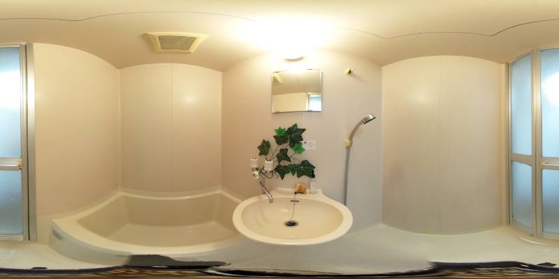 パノラマ画像バスルーム