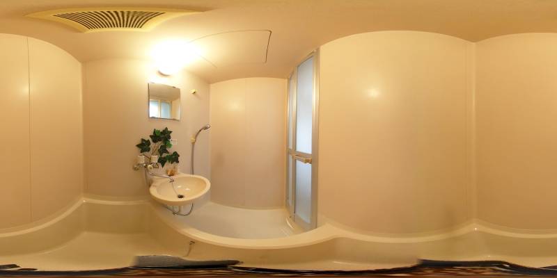 パノラマ画像バスルーム