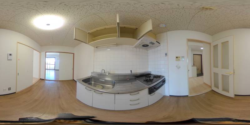 パノラマ画像キッチン