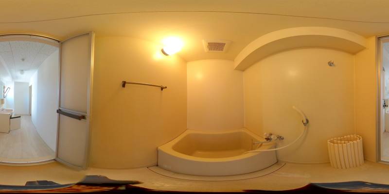 パノラマ画像バスルーム