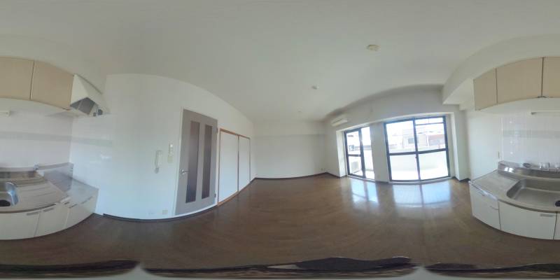 パノラマ画像キッチン